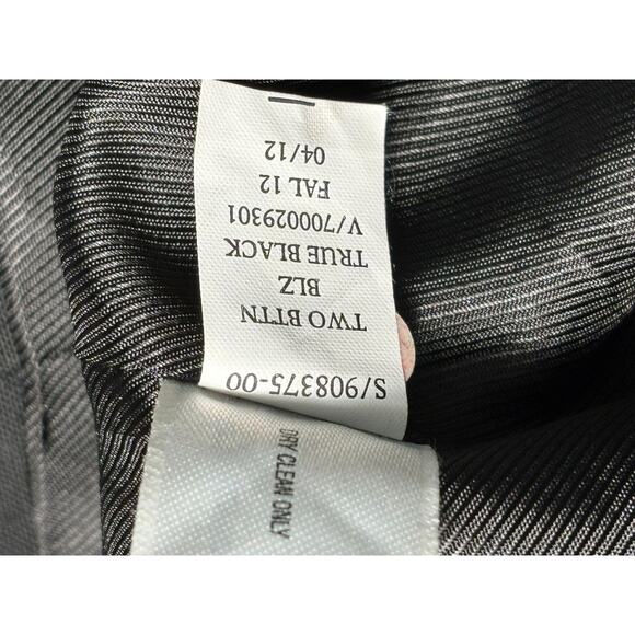 Gap Blazer Womens 4 Black Two Button True Black Blz Jacket Career RN54023 - Picture 5 of 7